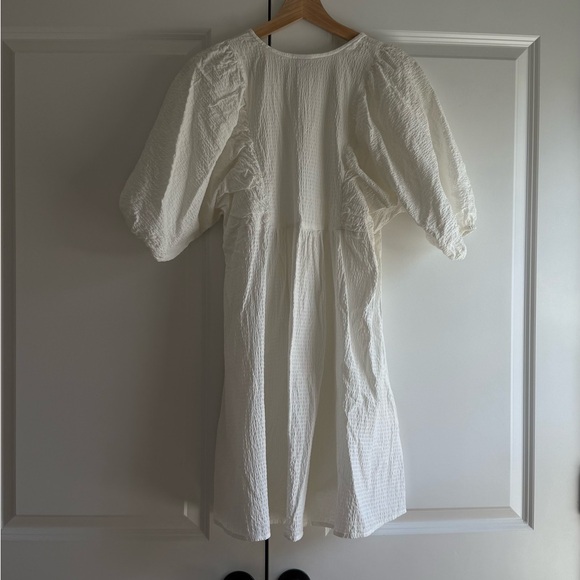 a new day White Puff Sleeve Mini Dress - Picture 6 of 6